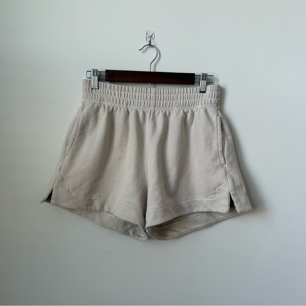 Aerie Cream Lounge Shorts With Pockets Size Small‎ Sweat Shorts